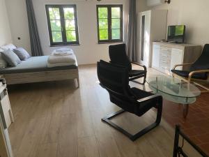Posezení v ubytování Apartmán Pod Mandloní