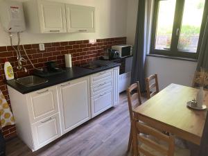 Kuchyň nebo kuchyňský kout v ubytování Apartmán Pod Mandloní + 4 fotografie