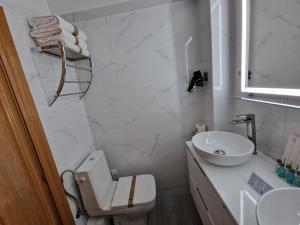Koupelna v ubytování Hostal Fidalgo