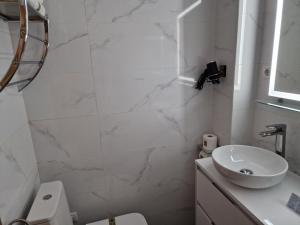 Koupelna v ubytování Hostal Fidalgo