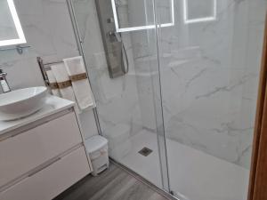 Koupelna v ubytování Hostal Fidalgo