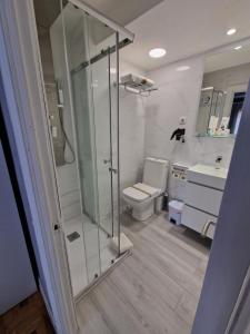 Koupelna v ubytování Hostal Fidalgo