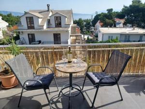 Balkón nebo terasa v ubytování Apartmani Miletić