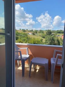 Ein Balkon oder eine Terrasse in der Unterkunft Sazlıdere Pansiyon