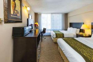TV a/nebo společenská místnost v ubytování Comfort Inn & Suites