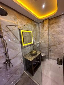 Vannituba majutusasutuses Robevski luxury rooms