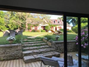 Vonkajšia záhrada v ubytovaní Le Pavillon de Kériolet