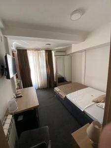 Voodi või voodid majutusasutuse Hotel Skala toas