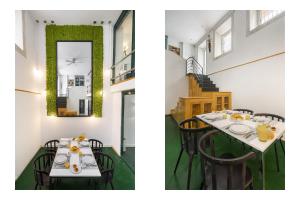 Restaurace v ubytování WHome Central 2-Bedroom Loft perfect to Explore Lisbon