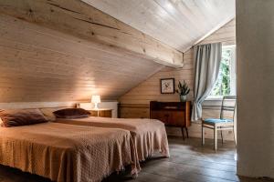 Postel nebo postele na pokoji v ubytování Meretuule Holiday Home