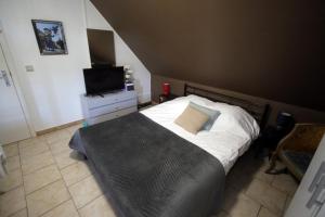 Postel nebo postele na pokoji v ubytování Chambre d'hôte Blankenberge