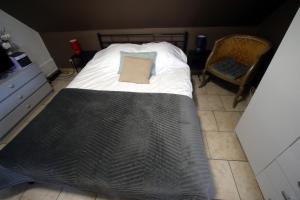 Postel nebo postele na pokoji v ubytování Chambre d'hôte Blankenberge