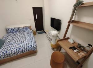 Katil atau katil-katil dalam bilik di Lin's B&B