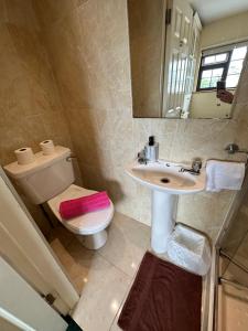 Koupelna v ubytování Edwards Cosy B&B
