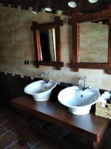 Kupatilo u objektu Casa El Berral