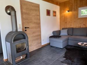A seating area at Alpenferienhaus Sophia