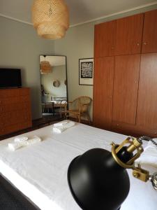 Μια τηλεόραση ή/και κέντρο ψυχαγωγίας στο Letos Apartment Sea