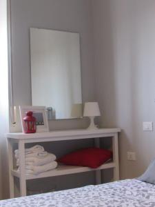 A bed or beds in a room at Il Rifugio dei Briganti