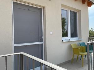 A balcony or terrace at Apartmány Silvia