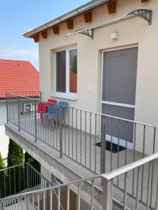 A balcony or terrace at Apartmány Silvia