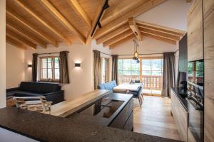 Posezení v ubytování Dachstein Chalet