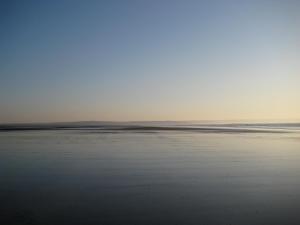 a view of the ocean from the beach at Chalet Saunton in Braunton