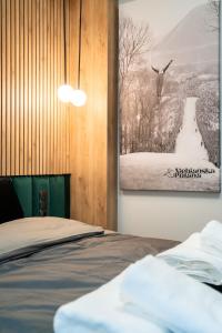 Posteľ alebo postele v izbe v ubytovaní Apartament Niebiańska Polana by Apart Concept Podhale