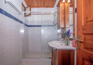 ヴァシリコスにあるArpyiaのバスルーム(シャワー、洗面台、トイレ付)