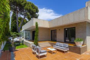 Zahrada ubytování Ibiza Villa Planetcostadorada