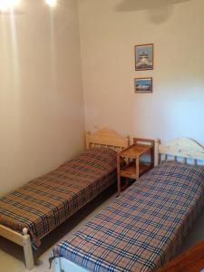 Кровать или кровати в номере Апартаменты Pushkin Travel