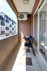 Balkón nebo terasa v ubytování PORTOFINO, With Free Private GARAGE