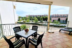 Μπαλκόνι ή βεράντα στο Jasmine apartment next to Meia Praia Beach