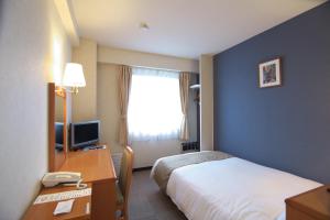 TV a/nebo společenská místnost v ubytování Toyooka Sky Hotel