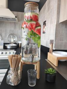 A cozinha ou cozinha compacta de Novotel Blois Centre Val De Loire