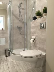 Kúpeľňa v ubytovaní Apartament Warszawska