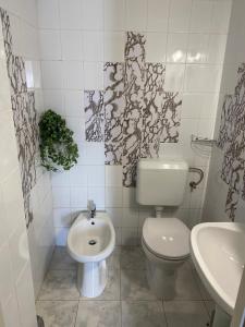 Kúpeľňa v ubytovaní Balatonfüred - Péter apartman