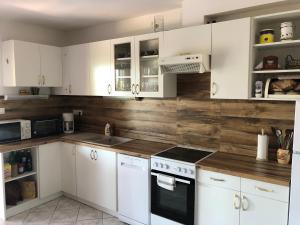 Kuchyňa alebo kuchynka v ubytovaní Balatonfüred - Péter apartman