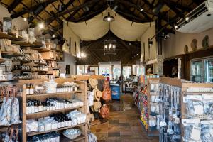 a store with a lot of items on display at Nkuhlu Tented Camp in Skukuza