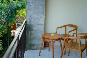 Balkón nebo terasa v ubytování Ahamta Ubud by Prasi