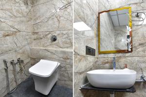 Koupelna v ubytování FabHotel Max Inn