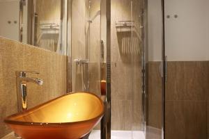 Koupelna v ubytování Hotel Ponti