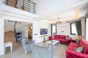 O zonă de relaxare la Villa Bahar Lux Oludeniz
