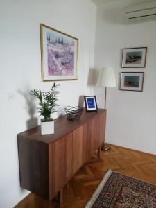 TV a/nebo společenská místnost v ubytování Apartment DUBA