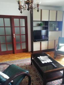 TV a/nebo společenská místnost v ubytování Apartment DUBA