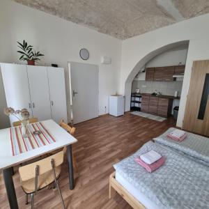Posteľ alebo postele v izbe v ubytovaní Apartment Porta