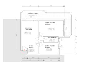 A planta de Appartamento Nautilus