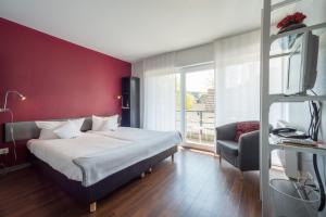 Postel nebo postele na pokoji v ubytování zuhause bei Hoffmann + 25 fotografií