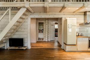 Kuchyň nebo kuchyňský kout v ubytování Meretuule Holiday Home