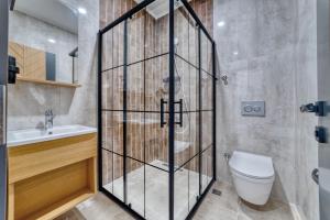 Koupelna v ubytování Hildegard Hotel