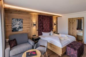 Katil atau katil-katil dalam bilik di Hotel Föhrenhof